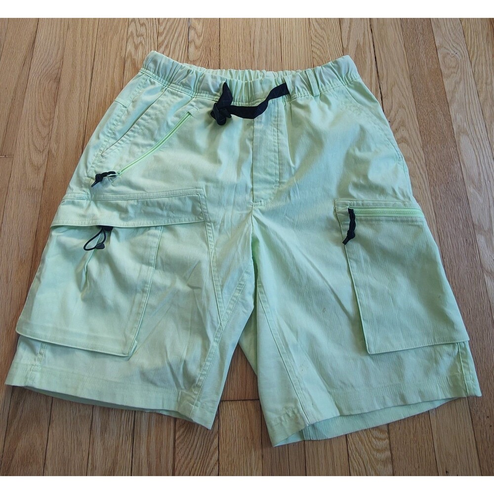 Nike ACG Cargo Shorts Men’s Small Liquid Lime Black Outdoor Utility Hiking